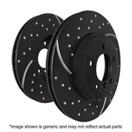 Disc Brake ROTOR-3GD Series Sport Slotted Rotors Front Ebc New GD7080. Fixed Price $285.84.