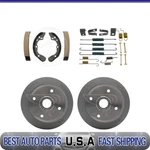 For 1986-1988 Mazda 323 Rear Brake Drums & Shoes Hardware Kit. Fixed Price $227.61.