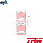 Brake Pad Set Disc GDB791 Vw CALIFORNIA/T4/CAMPER Transporter/van 2.4L. Fixed Price $68.97.