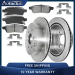 Rear Brake Rotors Ceramic Pads Kit For 2005 2006 - 2015 Nissan Frontier Xterra. Fixed Price $64.96.