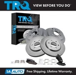 Trq Front Rear Brake Rotor & Premium Posi Ceramic Pads For Nissan. Fixed Price $221.95.