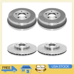 Front Rear 4X Durago Brake Drum Rotor Fits 2001-2003 Ford Taurus Xh. Fixed Price $269.01.