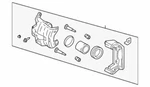 Genuine Nissan 2006-2009 350Z Touring Disc Brake Caliper Front Left 41011-CM40A. Fixed Price $238.13.