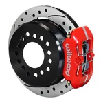 Wilwood Rear Disc Brake Kit Dynapro Low-profile 11" 5 Lug Mustang Red 1987-1993. Fixed Price $1196.93.