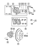 Genuine Mopar Brake Bleeder Screw 5191285AA. Fixed Price $15.34.