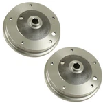 Rear Brake Drums, Pair, M12 X 1.5 Threads For Vw Type 58-67, Ghia 58-65. Fixed Price $194.95.