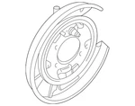 Genuine Mitsubishi Backing Plate 4800A060. Fixed Price $115.84.