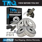 Trq Front & Rear Premium Posi Ceramic Brake Pad Shoe Rotor Drum Kit For Gm. Fixed Price $389.95.