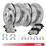 11.65" Front 10.59" Rear Disc Rotor Brake Pads For Toyota Avalon Camry Solara. Fixed Price $80.99.