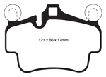 Ebc Brakes DP32029C Disc Pad Set Front Redstuff Premium Street Fmsi D1135. Fixed Price $302.55.