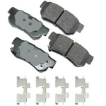 Disc Brake Pad Set Akebono ACT863A. Fixed Price $60.09.