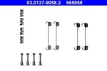 Accessory Set, Parking Brake Shoes Ate 03.0137-9058.2. Fixed Price $30.86.