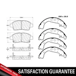 Centric Front + Rear Metallic Brake Pads & Shoes 2SET For Toyota Prius. Fixed Price $69.32.