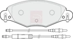 Brake Pads Set Front PD3184 Apec Blue 1617274180 425216 425249 425289 E172230. Fixed Price $31.64.