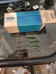 (4) Nos 1962-1971 Ford Mustang / Falcon Brake Retracting Springs C20Z-2035-C Oem. Fixed Price $39.99.