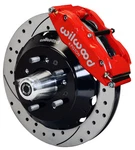 Wilwood Disc Brake KIT,FRONT,58-70 Impala For Cpp 2" DROP,14" Drilled Rotors,red. Fixed Price $2477.60.