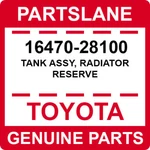 16470-28100 Toyota Oem Genuine Tank Assy, Radiator Reserve. Fixed Price $71.63.
