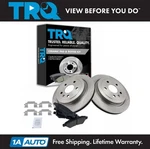 Trq Rear Ceramic Brake Pads & 2 Rotors Discs Set For Chevy Camaro V6 Cts W/ JE5. Fixed Price $119.95.