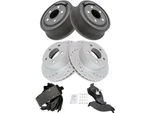 Front And Rear Brake Pad Rotor Shoe Drum Kit Fits Cherokee 1990-1999 4WD 56NHVZ. Fixed Price $251.26.