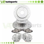 Rear Brake Calipers Rotors And Ceramic Pads L+r For 2003-2005 Chevrolet Astro. Fixed Price $193.36.