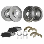 4-WHEEL Set Brake Disc And Pad Kits Front & Rear For Toyota Corolla 2003-2008. Fixed Price $292.99.