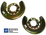 76-82 Corvette Rear Backing Plate Dust Shields Gold Gm. Fixed Price $115.69.