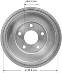 Bendix PDR0838 Brake Drum For 09-11 Chevrolet Pontiac Cobalt G5 Hhr. Fixed Price $69.99.