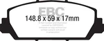 Ebc Brakes DP31896C Redstuff Ceramic Low Dust Pads Fits Civic Rdx Rlx. Fixed Price $131.99.
