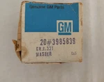 Vtg Original Gm # 3985839 Nos Steering Knuckle Spindle Washers, 1963-68 Corvette. Fixed Price $19.99.