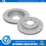 308MM Front Drilled Slotted Brake Disc Rotors Ford F-150 1997-2003 2004 4WD. Fixed Price $75.79.