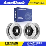 Front Rear Drilled Slotted Brake Rotors Ford, Mustang 2005-2010, Rwd V6 4.0L. Fixed Price $115.23.