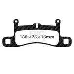 Ebc Brakes DP42098R Disc Pad Set Rear Yellowstuff Our Flagship Range Fmsi. Fixed Price $249.70.