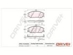 Dr!ve+ DP1010.10.0871 Brake Pad Set, Front Disc For Acura Daewo. Fixed Price $45.54.