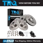 Trq Front & Rear Brake Pad Rotor Kit Ceramic Fits 07-18 Volvo. Fixed Price $219.95.