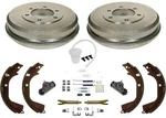 Rear Brake Drums Shoes Springs Adjuster Wheel Cylinders For Gmc Canyon 09-2012. Fixed Price $303.00.
