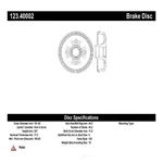 Rr Brake Drum Centric Parts 123.40002. Fixed Price $66.85.