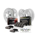 Power Stop K15073DK Front And Rear Z23 Carbon Fiber Brake Pads With Drilled &.... Fixed Price $433.47.