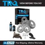 Trq Front & Rear Ceramic Pad Rotor Drums Brake Shoe Kit W/fluids For Gm Pickup. Fixed Price $299.95.