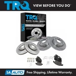 Trq Front & Rear Posi Ceramic Disc Brake Pad Rotor Kit For Vw Passat New. Fixed Price $223.95.