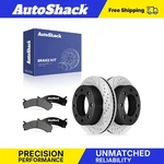 Front Drilled Slotted Brake Rotors Ceramic Pads For Chevy Express 2500 2003-2017. Fixed Price $90.02.