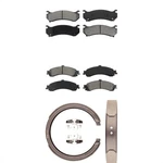Front Brake Pads Rear Parking Shoes Kit For Chevrolet Suburban 1500 2000-2006. Fixed Price $88.44.