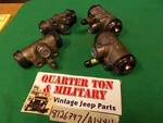 Brake Wheel Cylinder Set Fits 41-68 Mb CJ2A CJ3A M38A1 Gpw Willys Jeep. Fixed Price $95.20.