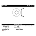 Centric 123.67017 Tek Standard Brake Drum. Fixed Price $102.17.