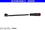 Ate 24.8190-0420.2 Warning Contact, Brake Pad Wear For Mercedes-benz. Fixed Price $18.67.
