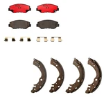 Brembo Set Front Pads And Rear Shoes Brake Kit For Honda Accord Cr-v 1990-2000. Fixed Price $96.95.