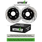 Rear Set Premium Drilled And Slotted Disc Rotors (brake Only). Fixed Price $109.99.