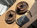 1964 65 1969 1968 Chevelle Cutlass Camaro Oe Front Drum Brake Backing Plates Set. Fixed Price $99.99.