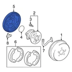 For Toyota Camry 2002-2005 4704333020 Rear Right Brake Backing Plate. Fixed Price $121.87.