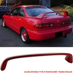 Fits 94-01 Acura Integra DC2 Type Rear Trunk Spoiler Wing Painted #R81 Red. Fixed Price $209.99.