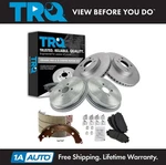 Trq Front & Rear Ceramic Brake Pad Coated Rotor Shoe Drum Kit For Iq Prius. Fixed Price $220.95.